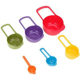 0811 Plastic Measuring Spoons for Kitchen (6 pack) - SWASTIK CREATIONS The Trend Point
