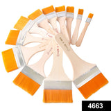 4663 Artistic Flat Painting Brush - Set of 12 - SWASTIK CREATIONS The Trend Point