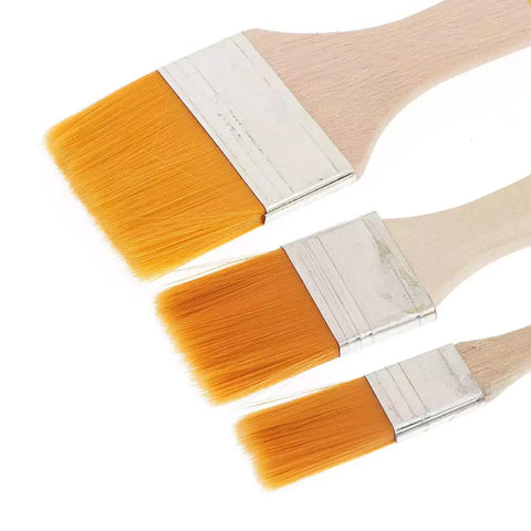 1117 Artistic Flat Painting Brush - Set of 3 - SWASTIK CREATIONS The Trend Point