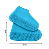 4867 Non-Slip Silicone Rain Reusable Anti skid Waterproof Fordable Boot Shoe Cover - SWASTIK CREATIONS The Trend Point