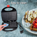 2817 Waffle Maker, Makes 2 Square Shape Waffles| Non-Stick Plates| Easy to Use with Indicator Lights - SWASTIK CREATIONS The Trend Point