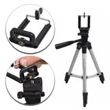 6253 Universal Lightweight Tripod with Mobile Phone Holder Mount & Carry Bag for All Smart Phones - SWASTIK CREATIONS The Trend Point