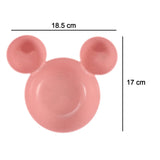 4913 Plate and Small Plate Together Micky Mouse Shape - SWASTIK CREATIONS The Trend Point