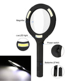 1573 Magnifying Glass with 3 Led Light 3X Power and Rubberized Handle - SWASTIK CREATIONS The Trend Point