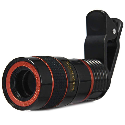 0319 Clip-on 8X Optical Zoom Telescope Phone Camera Lens - SWASTIK CREATIONS The Trend Point