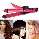 0385 2 in 1 Hair Straightener and Curler Machine For Women | Curl & Straight Hair Iron - SWASTIK CREATIONS The Trend Point