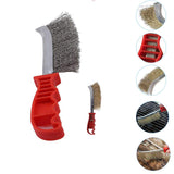 1568B Stainless steel wire hand brush metal cleaner rust paint removing tool - SWASTIK CREATIONS The Trend Point