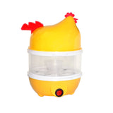 2443 Hen Shape Egg Boiler Home Machine with Tray - SWASTIK CREATIONS The Trend Point