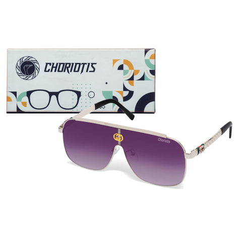 Choriotis-0039 Ghostman Square Black-Silver Sunglasses For Men & Women~CT-0039 - SWASTIK CREATIONS The Trend Point
