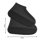4866 Non-Slip Silicone Rain Reusable Anti skid Waterproof Fordable Boot Shoe Cover ( Large ) - SWASTIK CREATIONS The Trend Point