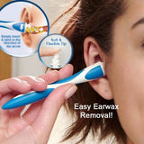4656 Smart Swab Silicone Easy Earwax Removal with 16 Replacement Disposable Soft Tips/Ear Wax - SWASTIK CREATIONS The Trend Point