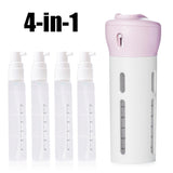1384 4 in 1 Travel Dispenser Bottle Set Travel Refillable Cosmetic Containers Set - SWASTIK CREATIONS The Trend Point