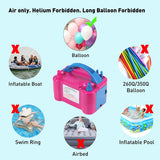 1599 Portable Dual Nozzle Electric Balloon Blower Pump Inflator - SWASTIK CREATIONS The Trend Point