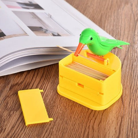 1180 Portable Automatic Bird Toothpick Storage Box - SWASTIK CREATIONS The Trend Point