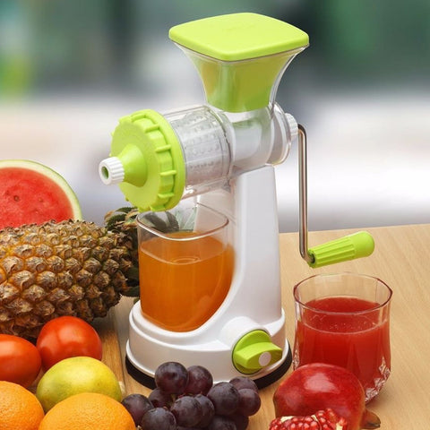 8103 Ganesh Kitchenware Plastic Hand Juicer New Smart Fruit & Vegetable Multipurpose Juicer (Color:Random Green,Blue,Red,Orange) ( Colors May Vary )  (Multicolor Pack of 1) - SWASTIK CREATION