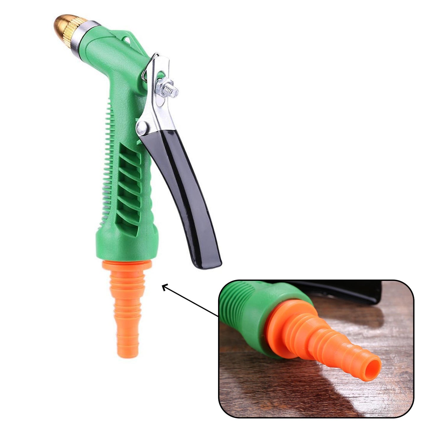 0590A Durable Hose Nozzle Water Lever Spray Gun - SWASTIK CREATIONS The Trend Point SWASTIK CREATIONS The Trend Point