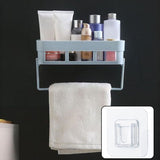 1651L Multipurpose Kitchen Bathroom Shelf Wall Holder Storage Rack Bathroom - SWASTIK CREATIONS The Trend Point