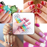 6020 Nail Art Point Pen and Set Used by Womens and Ladies for Their Fashion Purposes. - SWASTIK CREATIONS The Trend Point