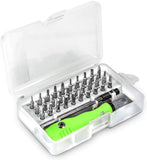 1557 32 in 1 Mini Screwdriver Bits Set with Magnetic Flexible Extension Rod - SWASTIK CREATIONS The Trend Point