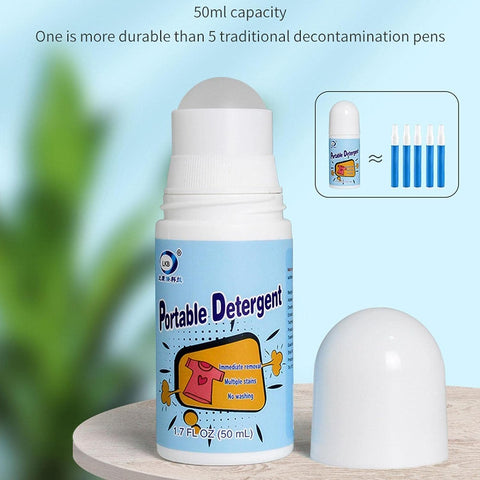 7933 Clothes Stain Remover Bead Design Emergency Stain Rescue Roller-ball Cleaner for Natural Fabric Removes Oil Almost All Types of Fabrics