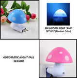 0254 Automatic Night Sensor Mushroom Lamp (0.2 watt, Multicolour) - SWASTIK CREATIONS The Trend Point