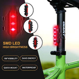 1561 Rechargeable Bicycle Front Waterproof LED Light (Red) - SWASTIK CREATIONS The Trend Point