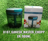 8107 Ganesh Master Chopper with 5 Stainless Steel Blades, XL Large Jumbo Chopper (900 Ml) - SWASTIK CREATIONS The Trend Point