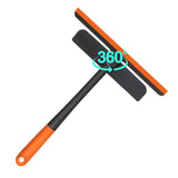6087A PLASTIC 3 IN 1 ROTATABLE DOUBLE SIDE DESIGN CLEANING BRUSH GLASS WIPER FOR GLASS WINDOW, CAR WINDOW, MIRROR, FLOOR (MULTICOLOR) - SWASTIK CREATIONS The Trend Point