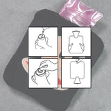 6522 Black Monkey small Hot Water Bag with Cover for Pain Relief, Neck, Shoulder Pain and Hand, Feet Warmer, Menstrual Cramps. - SWASTIK CREATIONS The Trend Point