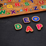 3495 Wooden Capital Alphabets Letters Learning Educational Puzzle Toy for Kids. - SWASTIK CREATIONS The Trend Point