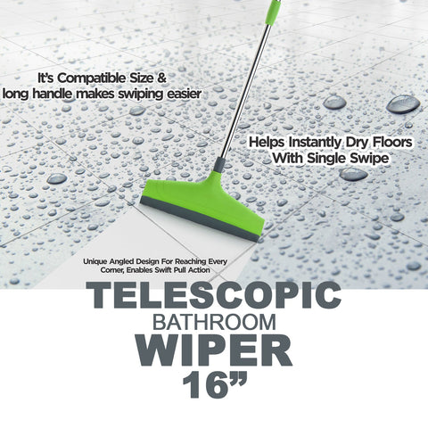 8709 Ganesh Telescopic Floor Wiper 16 Inch (40 cm) - SWASTIK CREATIONS The Trend Point