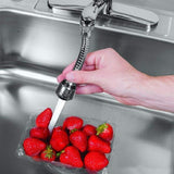 0567 Turbo Flex 360 Degree Rotatory Flexible Sink Water Saving Faucet Nozzle Sprayer - SWASTIK CREATIONS The Trend Point