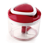 8115 Ganesh Chopper Vegetable Cutter, Red (650 ml) - SWASTIK CREATIONS The Trend Point