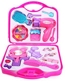 1908 Beauty Make up Set for Kids Girls with Fold-able Suitcase (Multicolour) - SWASTIK CREATIONS The Trend Point