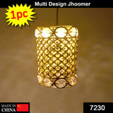 7230_Mix 2Line Dimond Jhoomer For Home Decor Golden Color (Mix Design) - SWASTIK CREATIONS The Trend Point