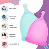 6112B REUSABLE MENSTRUAL CUP USED BY WOMENS AND GIRLS DURING THE TIME OF THEIR MENSTRUAL CYCLE - SWASTIK CREATIONS The Trend Point