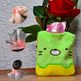 6514 Green Kitty small Hot Water Bag with Cover for Pain Relief, Neck, Shoulder Pain and Hand, Feet Warmer, Menstrual Cramps. - SWASTIK CREATIONS The Trend Point
