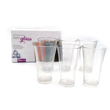 2849 Drinking Glass Juice Glass Water Glass Set of 6 Transparent Glass - SWASTIK CREATIONS The Trend Point