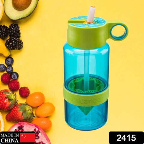 2415 Sports Duo Citrus Kid Zinger Juice Water Bottle with Juice Maker Infuser Bottle (630ml)