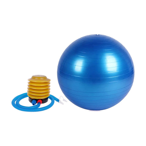 7428 Heavy Duty Gym Ball Non-Slip Stability Ball with Foot Pump for Total Body Fitness - SWASTIK CREATIONS The Trend Point