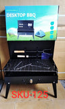 0125 Stainless Steel Briefcase Style Barbecue Grill Toaster (Medium, Black) China