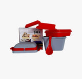 2144 Airtight Lunch Box with Handle & Push Lock - SWASTIK CREATIONS The Trend Point