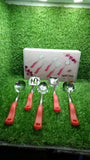 2935 Stainless Steel Serving Spoon Set 5 pcs. - SWASTIK CREATIONS The Trend Point