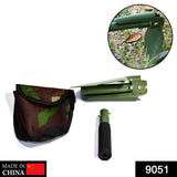 9051 Portable Camping Hiking Garden Mini Folding Shovel with Case - SWASTIK CREATIONS The Trend Point