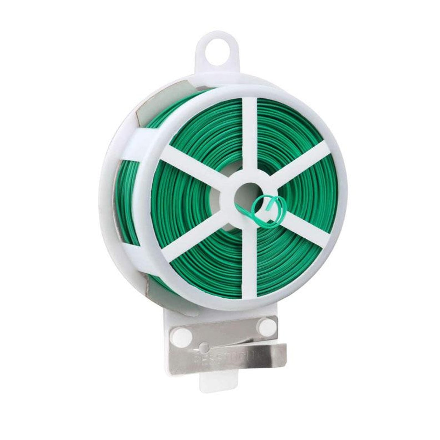 0873 Plastic Twist Tie Wire Spool With Cutter For Garden Yard Plant 50m (Green) - SWASTIK CREATIONS The Trend Point SWASTIK CREATIONS The Trend Point