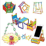 3905 400 Pc Sticks Blocks Toy used in all kinds of household and official places by kids and children's specially for playing and enjoying purposes. - SWASTIK CREATIONS The Trend Point