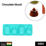4884 4cav Bomb Choc Bar Flexible Silicone Mold Candy Chocolate Cake Jelly Mould - SWASTIK CREATIONS The Trend Point