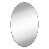1727A Oval Frame Less Mirror Wall Sticker for Dressing - SWASTIK CREATIONS The Trend Point