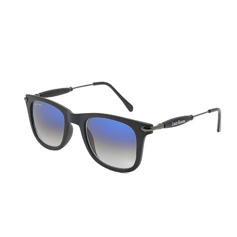 Louis Kouros-2148 Buloster Square Blue-Black Sunglasses For Men & Women~LK-2148