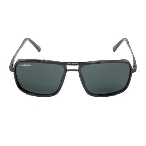 Louis Kouros-4413 Cayenne Square Black-Black Sunglasses For Men & Women~LK-4413 - SWASTIK CREATIONS The Trend Point